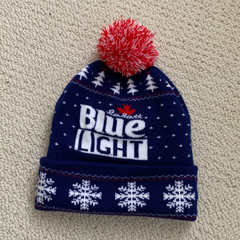 Labatt Blue Light beer beanie